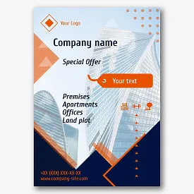 Real Estate Agency Poster Template