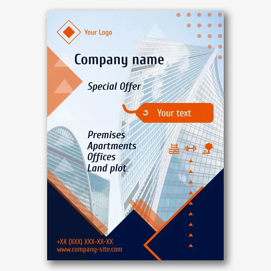 Real Estate Agency Poster Template