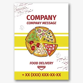Pizza Shop poster template