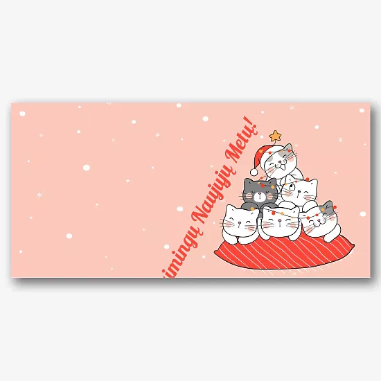 Naujųjų metų šablonas spausdinimui ant puodelių