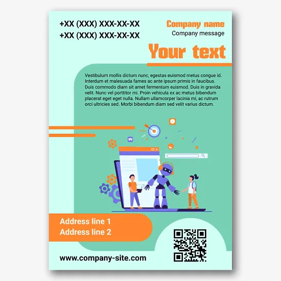 Robotics School Poster Template