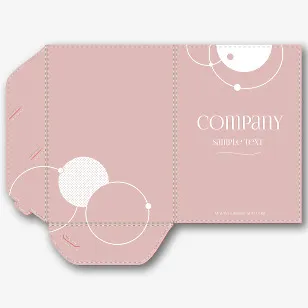 Abstract Paper Folder Template