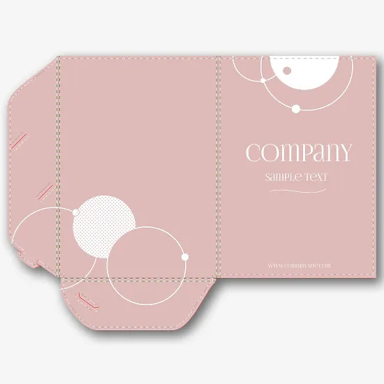 Abstract Paper Folder Template