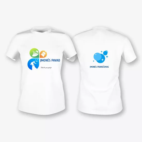 Valymo vadybininko marškinėlių šablonas