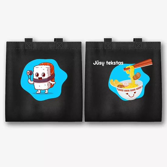  Ekologinio maišelio šablonas su ritininiu atspaudu