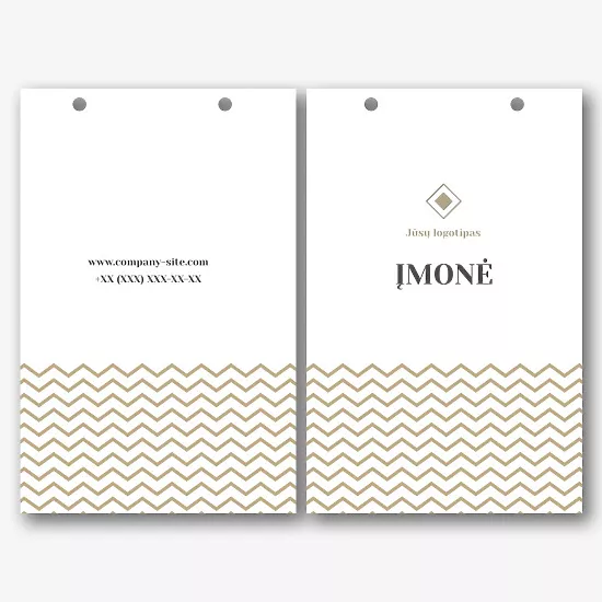 Įmonės Paketo Šablonas