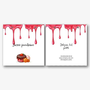 Konditerijos Popieriaus Maišelio Šablonas