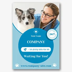 Veterinary Clinic Poster Template