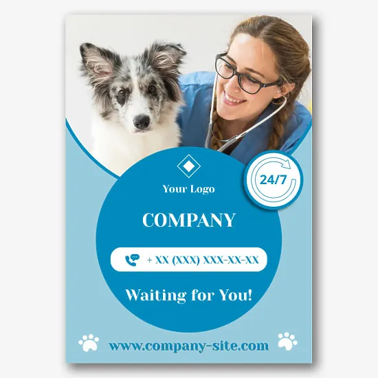 Veterinary Clinic Poster Template