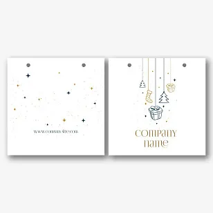 New Year's Paper Bag Template