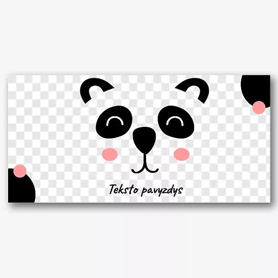 Šablonas su gyvūnais spausdinimui ant puodelių