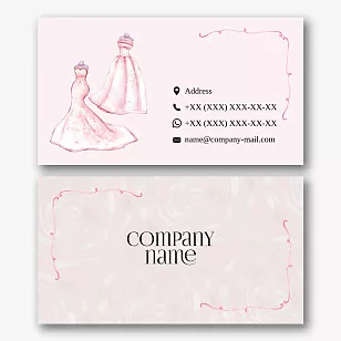 Wedding Salon business card template