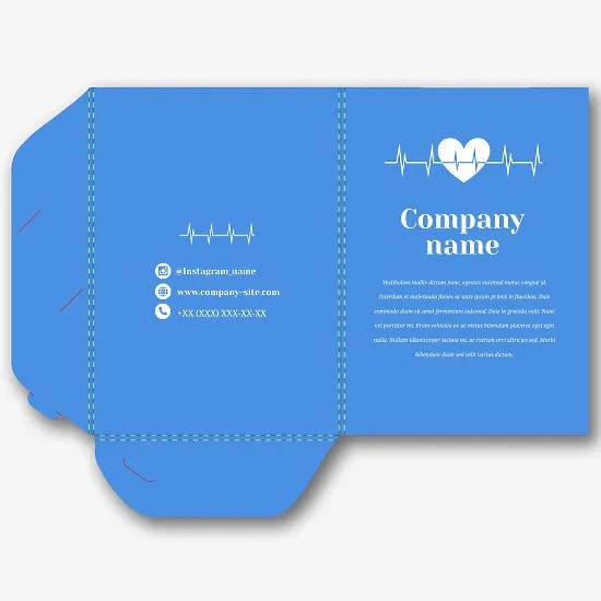 Cardiology Center Folder Template