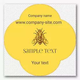 Honey Store sticker template