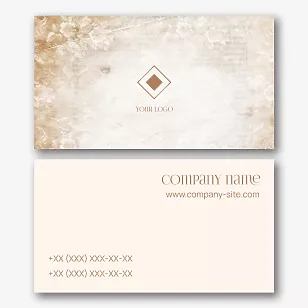Vintage business card template