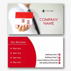 Insurance company business card template