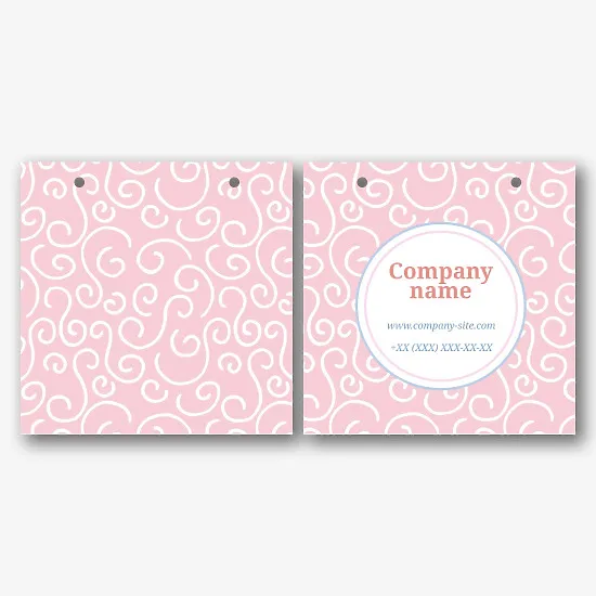 Abstract eco package template