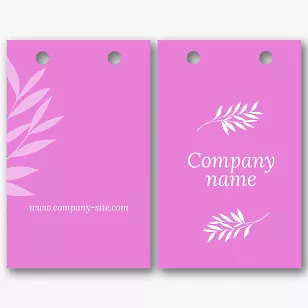 Beauty store paper bag template