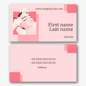Permanent Makeup Master's business card template