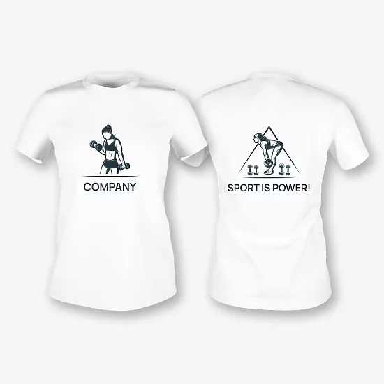 Fitness Trainer T-shirt Template