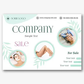 Cosmetology Center poster template