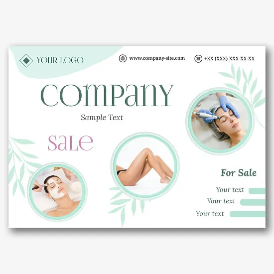 Cosmetology Center poster template