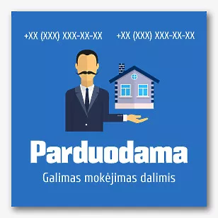 Nekilnojamojo turto įmonės reklamjuostės šablonas
