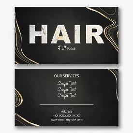 The colorist's business card template
