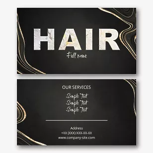 The colorist's business card template