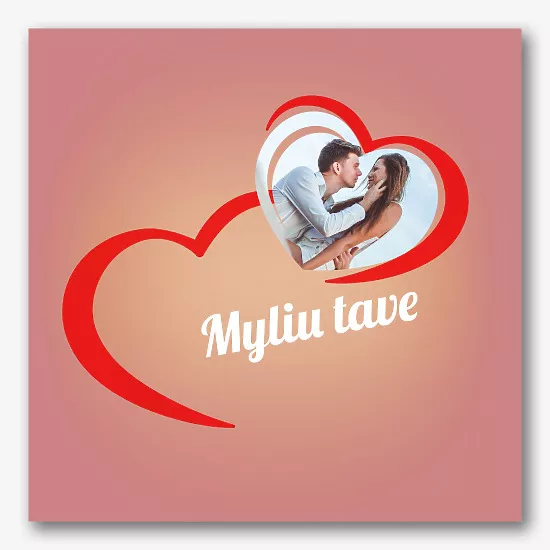 Valentino dienos reklamjuostės šablonas