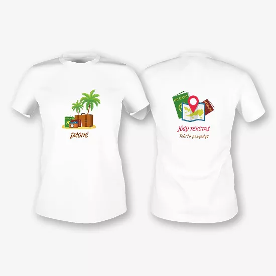 Kelionių agento marškinėlių Šablonas