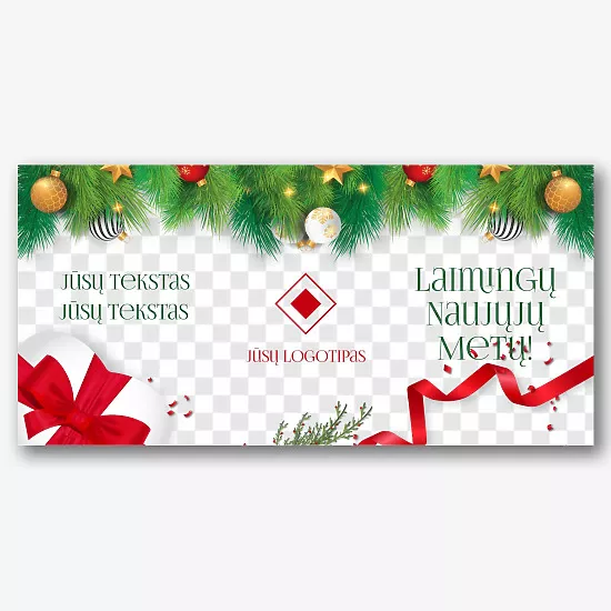 Naujųjų metų šablonas spausdinimui ant puodelių