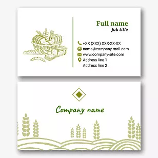Bakery business card Template