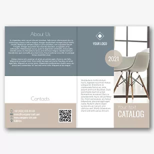 Interior catalog template