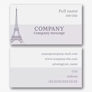 Travel agent business card template