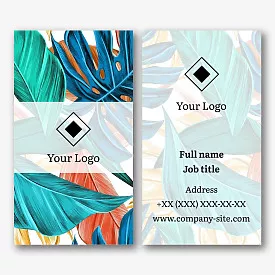 Floral Design Studio business card template