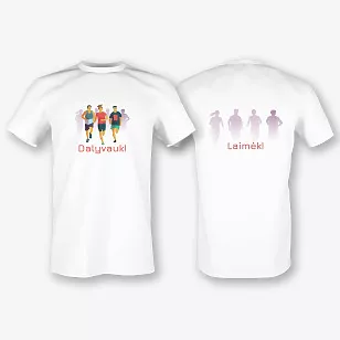 Modelio marškinėlių šablonas maratonui