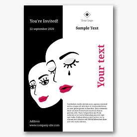 Theatrical poster template