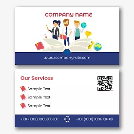 Educational Center business card template