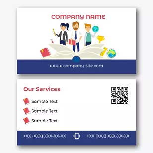 Educational Center business card template