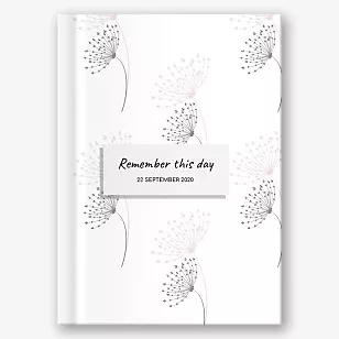 Romantic photo book template