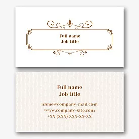 Blacksmith's business card Template