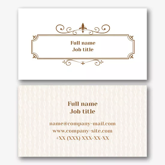 Blacksmith's business card Template