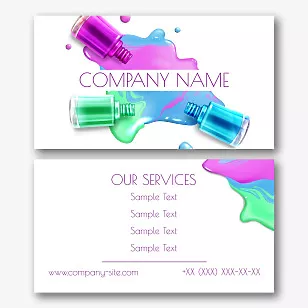 Manicure Studio business card template
