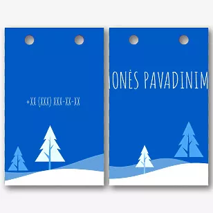 Popieriaus Naujųjų metų Paketo šablonas