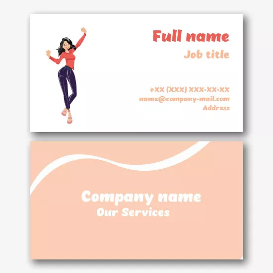Dance Studio business card template