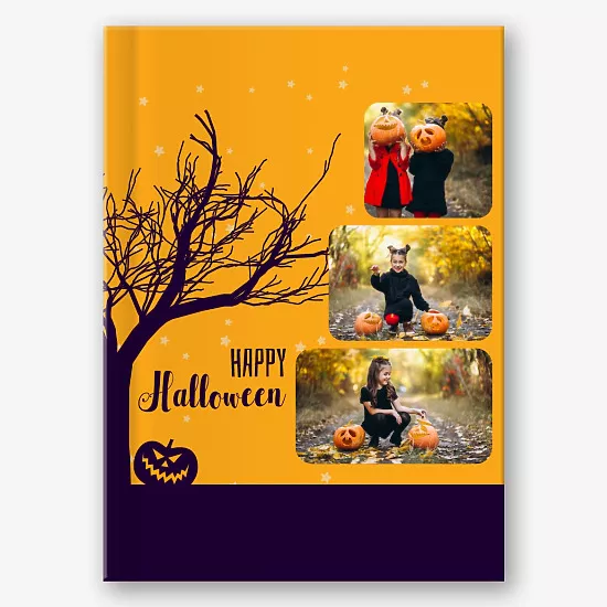 Szablon fotoksiążki Halloween 