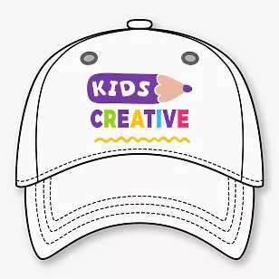 Beisbolo kepuraitės raštas su spauda