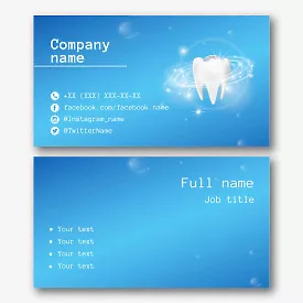 Dental Clinic business card template