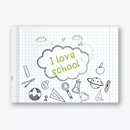 School Photo Book Template